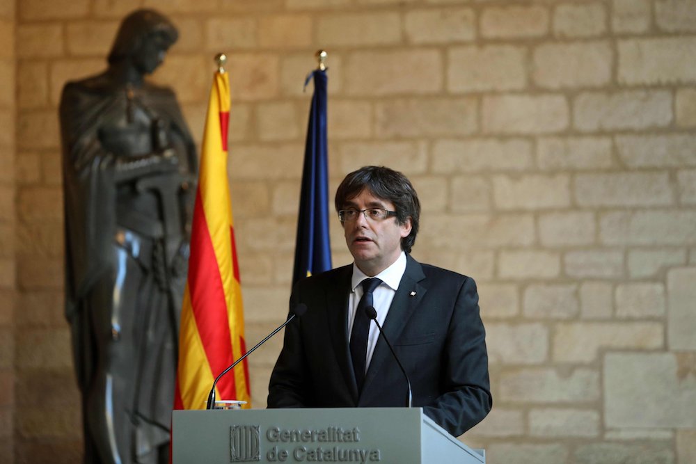 Carles Puigdemont, detenido en Cerdeña