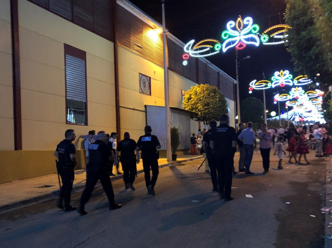 La seguridad de la Feria del Verdeo, un reto en el que participan gran número de efectivos policiales
