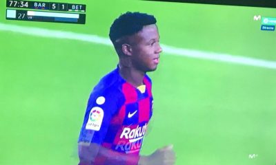 Ansu Fati, el niño que quiso ser futbolista en Herrera y acabó en el Barça