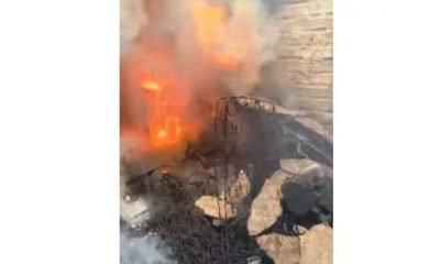 Precintadas dos viviendas afectadas por un incendio en Marchena