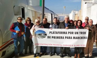 Pedrera vuelve a convocar concentración para pedir más paradas de los trenes