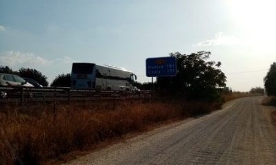 Un herido leve en un accidente en la A92 a su paso por Paradas