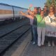 Proseguirán las concentraciones de las plataformas ciudadanas por el tren hasta conseguir servicios en toda la comarca