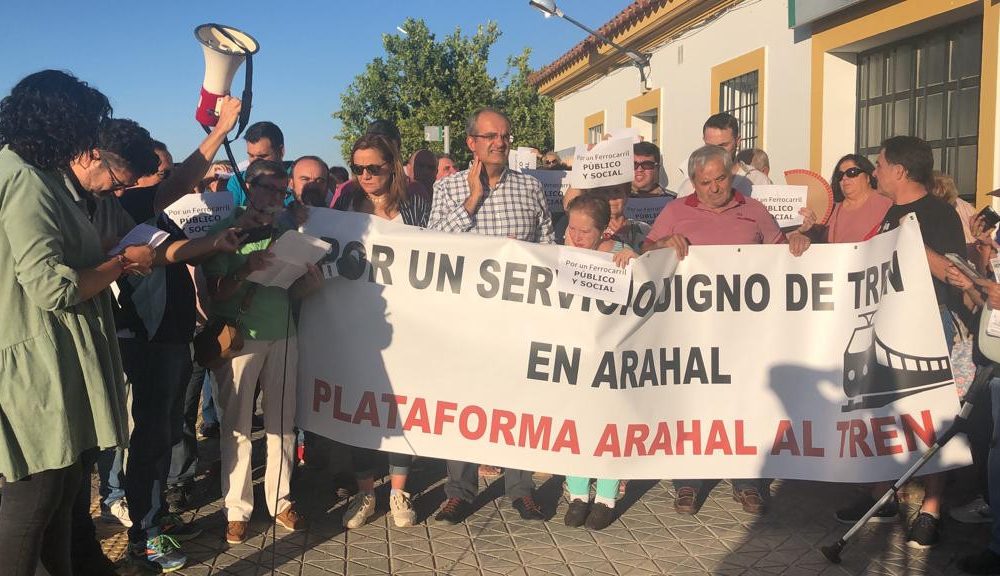 Arahal consigue cuatro paradas del tren por sentido, respuesta del Gobierno a las solicitudes de las Plataformas