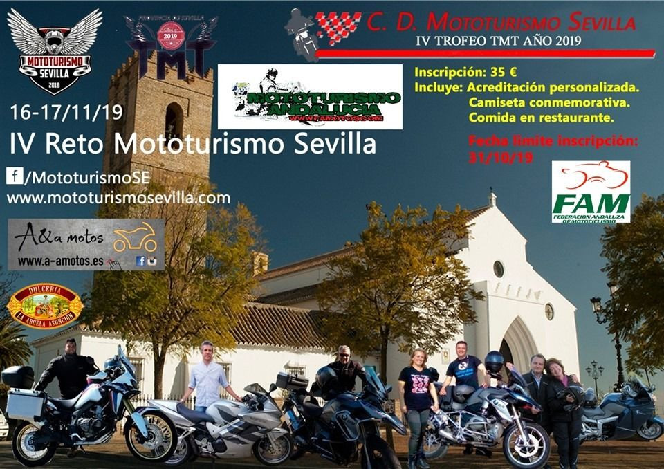 Arahal, punto de parada para C.D. Mototurismo Sevilla