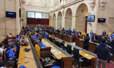 El Parlamento Joven de Arahal, representando a la provincia en la Convención de los Derechos del Niño