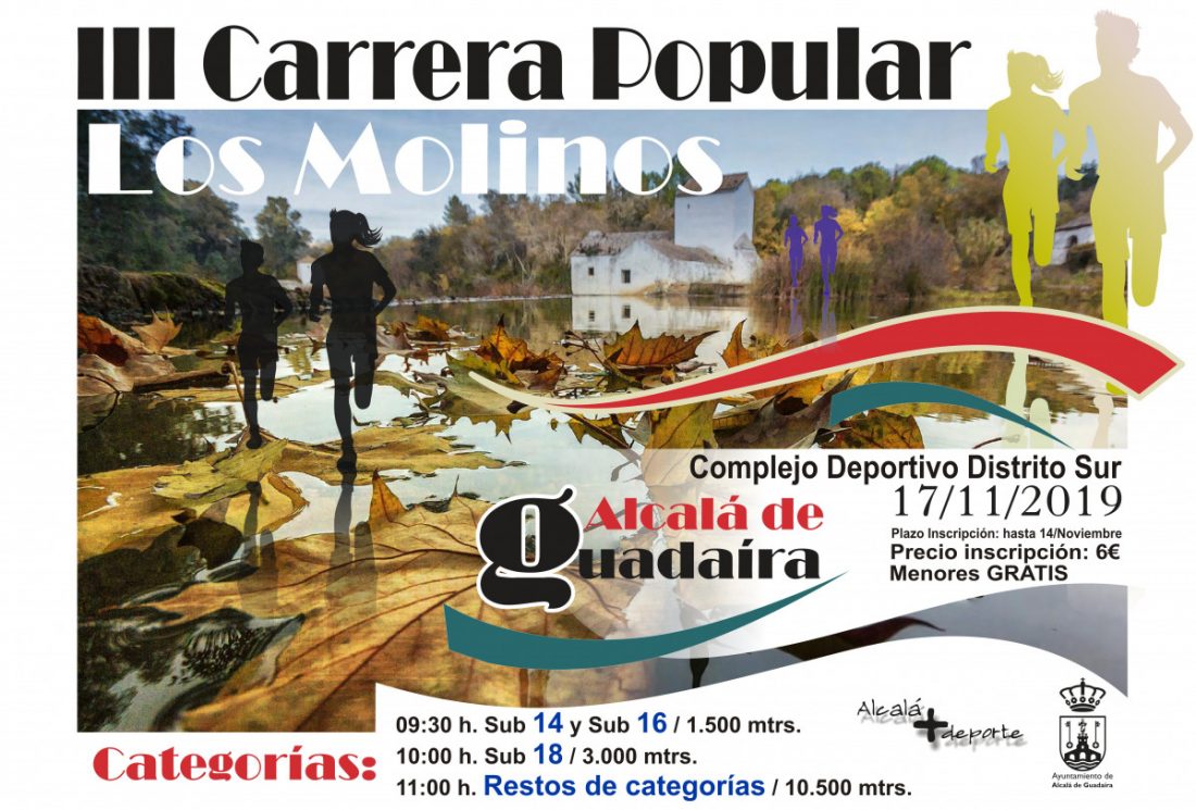 Alcalá de Guadaíra celebra este domingo su III Carrera Popular Los Molinos