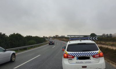 Cuatro accidentes en pocas horas en la A-92 entre Arahal y Paradas