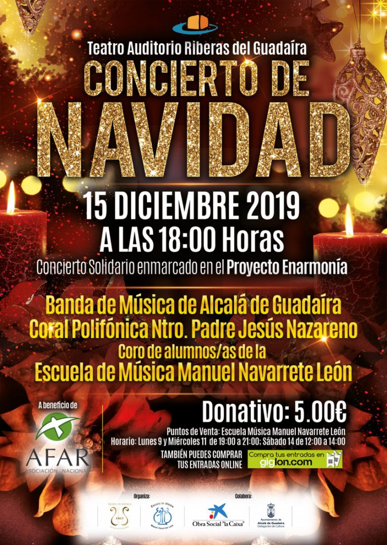 Concierto de Navidad en Alcalá a beneficio de AFAR