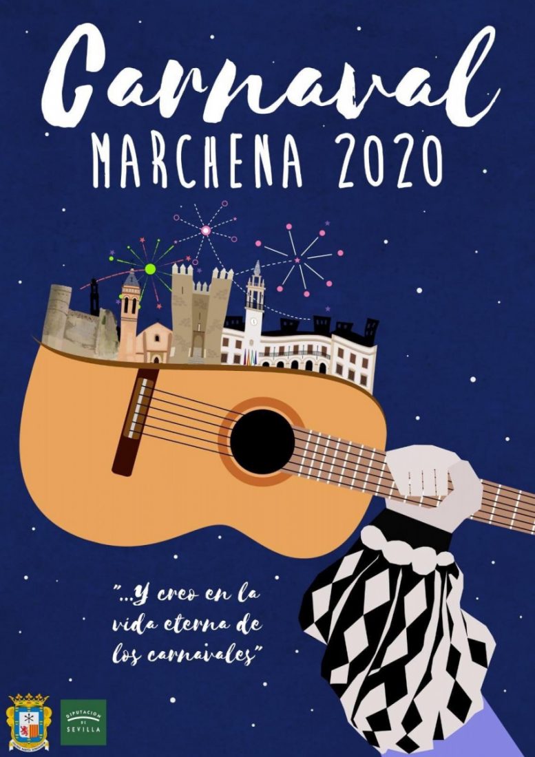 Marchena homenajea a Juan Carlos Aragón en su cartel de Carnaval 2020