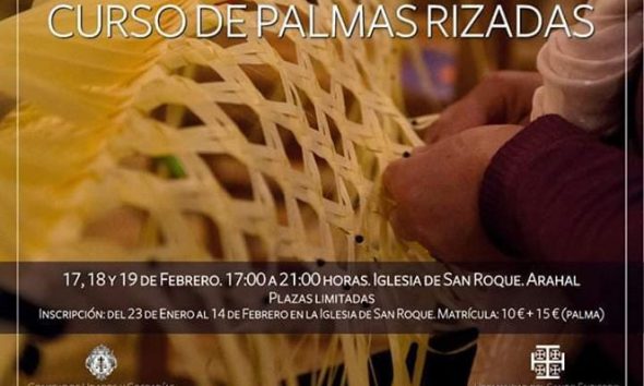 Nuevo curso de palmas rizadas organizado por el Santo Entierro