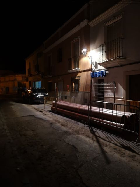 Críticas a la instalación de la iluminación LED en la calle Lope de Vega de Arahal