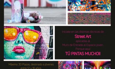 El Espacio Joven de Arahal organiza un taller de graffiti