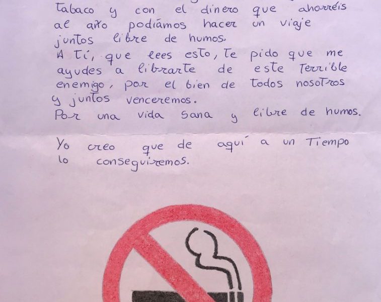 "No quiero más humos", un concurso para concienciar sobre la necesidad de dejar de fumar