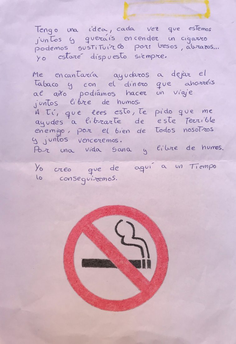 "No quiero más humos", un concurso para concienciar sobre la necesidad de dejar de fumar