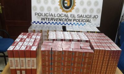 La Policía Local de El Saucejo se incauta de 1500 cajetillas de tabaco en un control por el estado de alarma