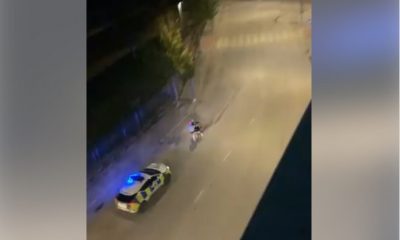 Dos jóvenes huyen en moto de la policía en Arahal saltándose la orden de confinamiento