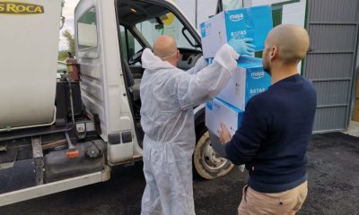 La Mancomunidad Campiña 2000 reparte material sanitario entre los pueblos que gestiona