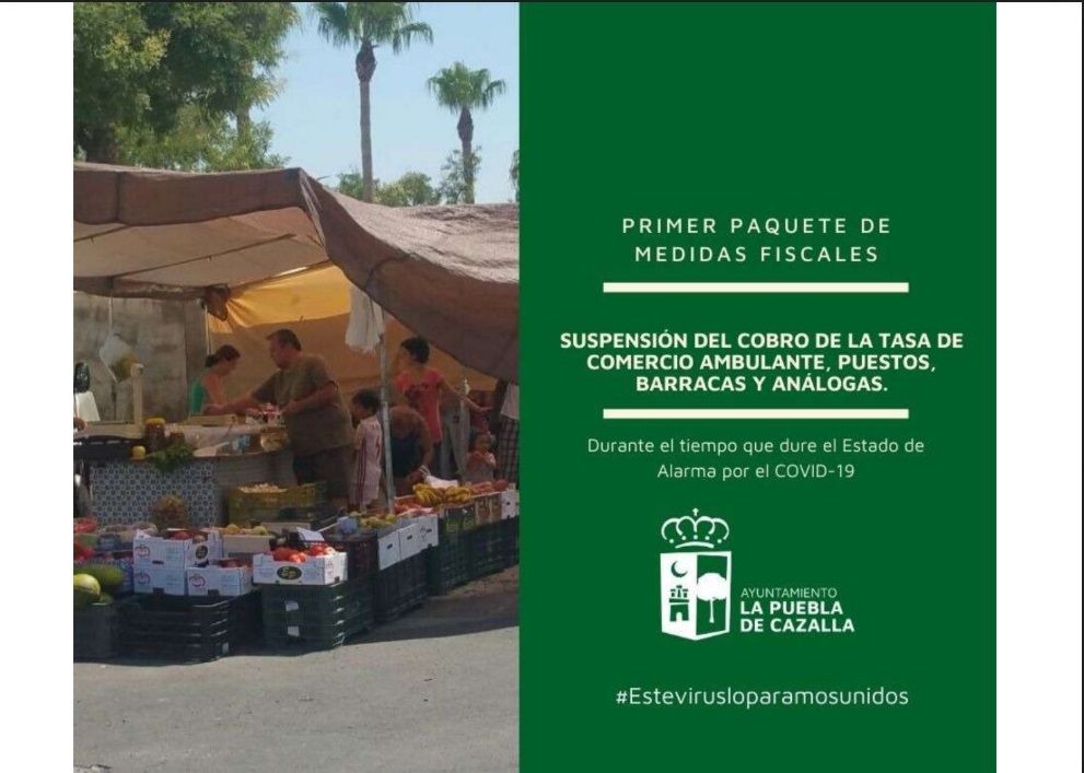 Primer paquete de medidas fiscales del Ayuntamiento de La Puebla consecuencias del coronavirus