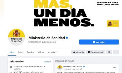 El Ministerio de Sanidad denuncia ante la red social Facebook actividad fraudulenta en su cuenta oficial