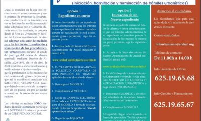 Urbanismo en Arahal adelantará procedimientos para incentivar la económica cuando termine el confinamiento