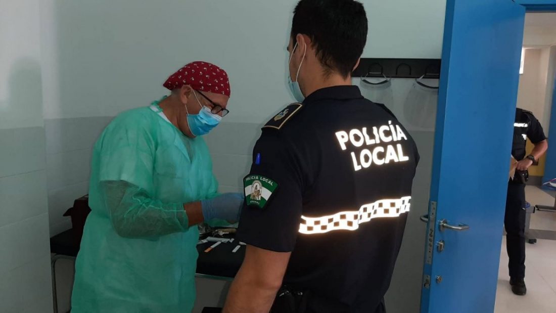 La plantilla de la Policía Local de Arahal, negativo en las pruebas del COVID-19