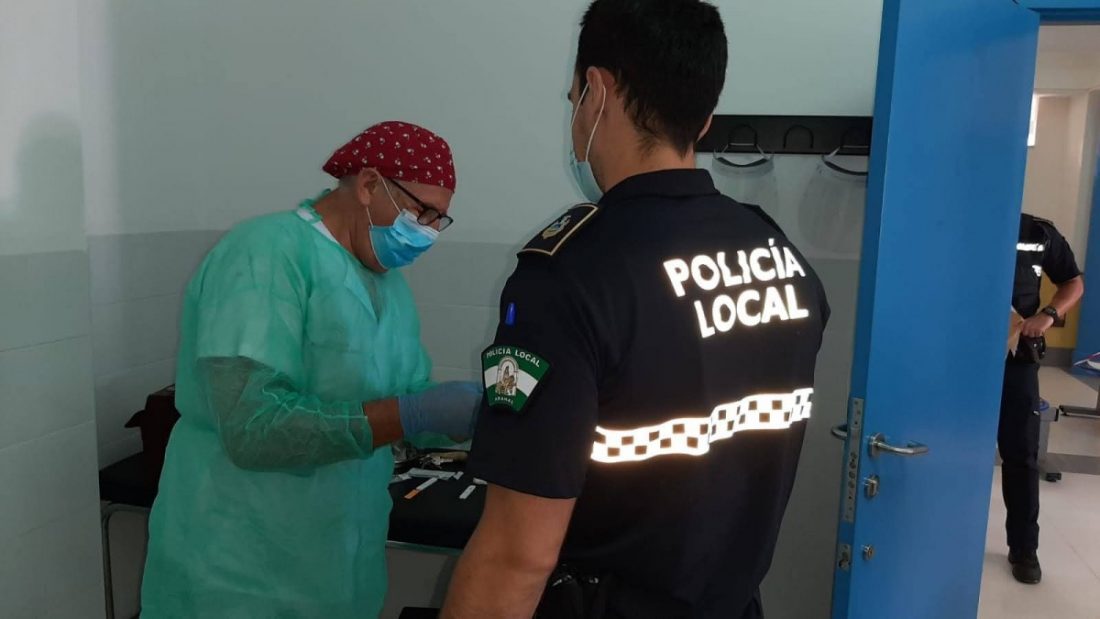 La plantilla de la Policía Local de Arahal, negativo en las pruebas del COVID-19