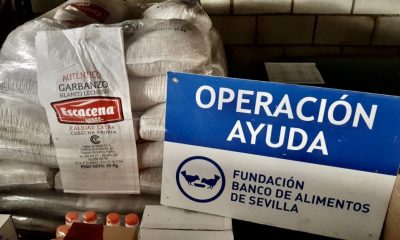 El Banco de Alimentos de Sevilla recibe tres toneladas de garbanzos de la IGP “Garbanzo de Escacena”