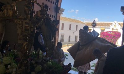 Marchena celebra su Corpus Christi sin procesiones sin adornos pero con solemnidad