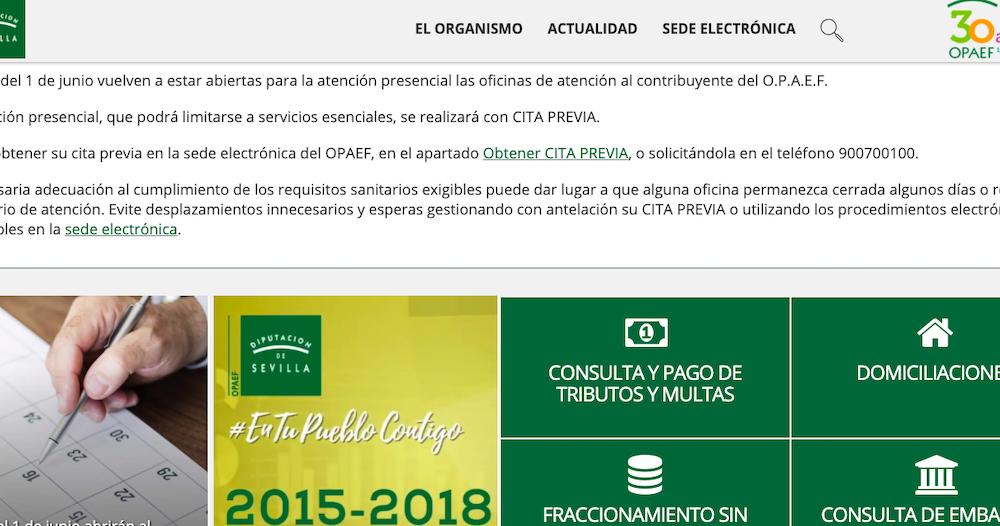 Opaef web
