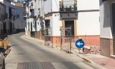 Corte al tráfico por obras desde hoy lunes em la calle Sevilla en Arahal