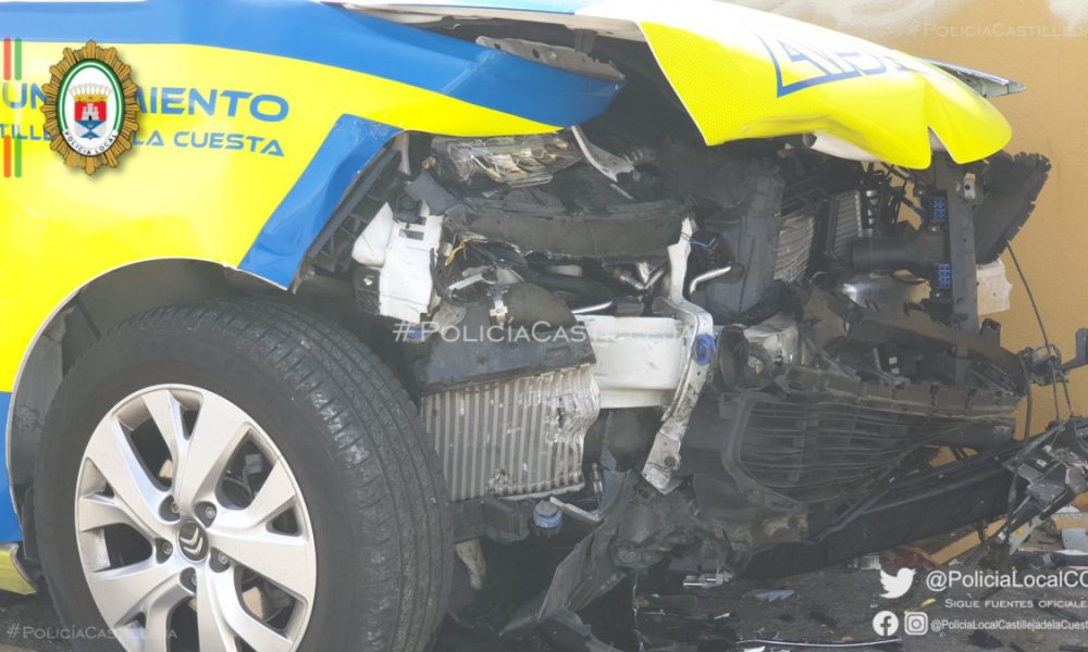 Accidente policia