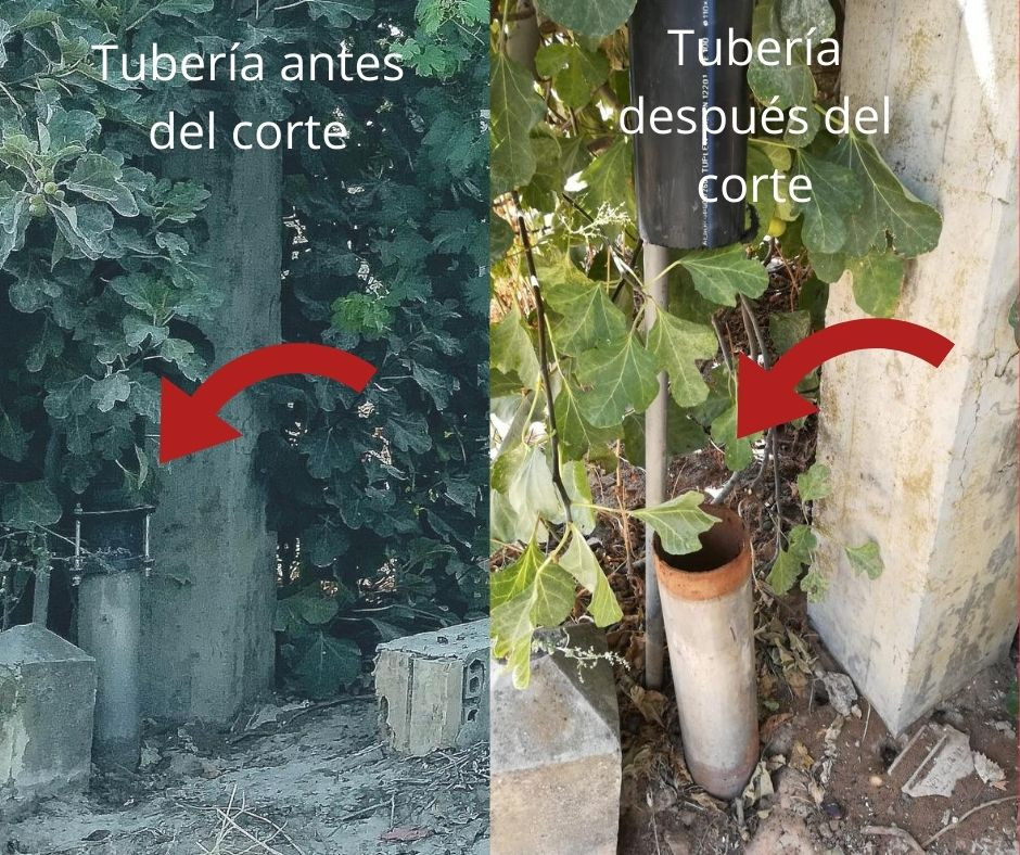 El Ayuntamiento de Arahal corta la tubería de un pozo municipal del que sacaban agua sin su permiso