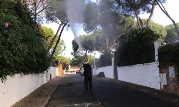 Fumigación contra el mosquito del virus del Nilo junto al Guadaíra y parques urbanos