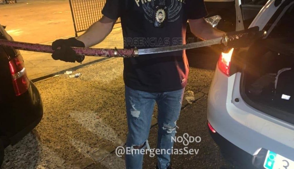 Detenido en Sevilla por agredir a su padre con una catana