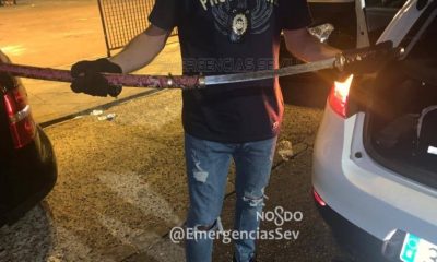 Detenido en Sevilla por agredir a su padre con una catana