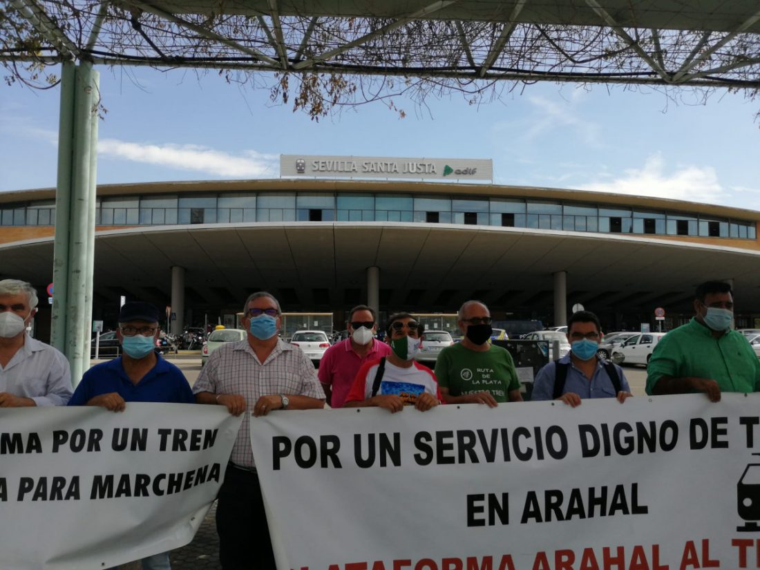 Alcaldes del PSOE y Adelante piden Fomento la reapertura total línea Sevilla-Málaga