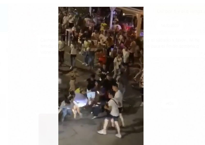 Cierre preventivo de un bar de copas de Arahal después de que en la puerta se registrara una pelea