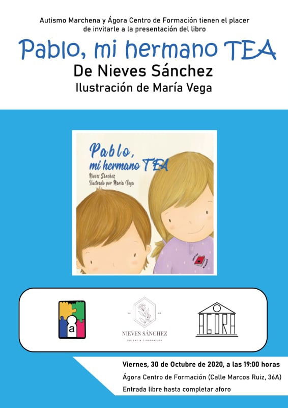 Concienciar sobre autismo en Marchena con la historia de “Pablo, mi hermano TEA”