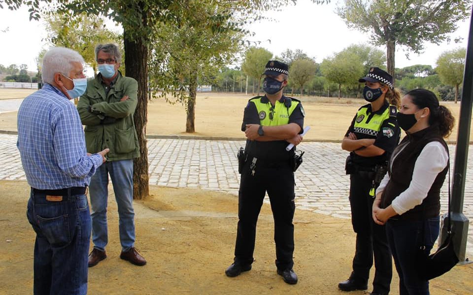 Autocovid en el recinto ferial de Alcalá de Guadaíra