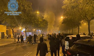 Imputados por desórdenes públicos y daños cinco jóvenes que intervinieron en los disturbios de Pino Montano