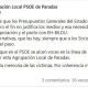 El PSOE de Paradas rechaza el pacto con EH-Bildu "por respeto a la memoria de las víctimas"