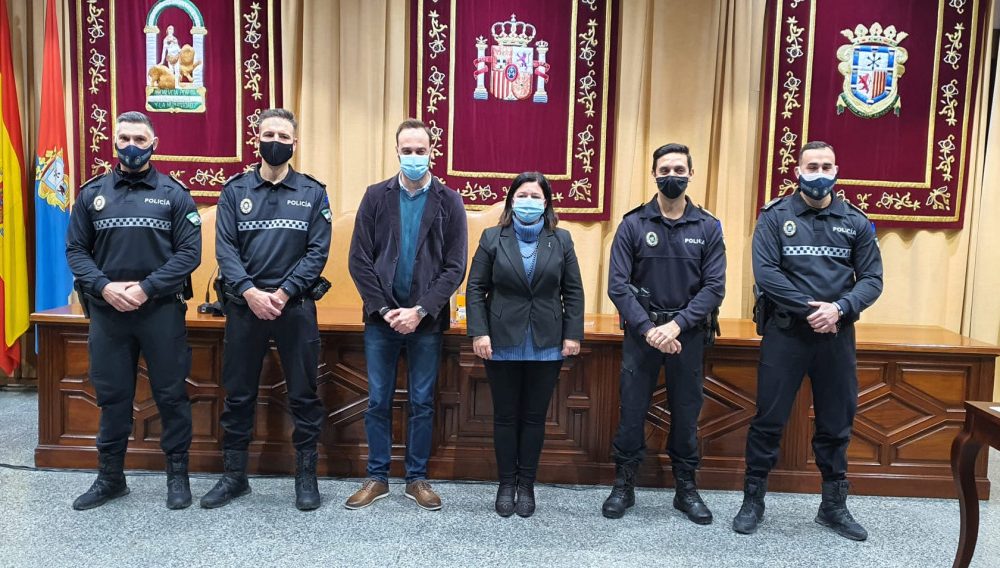Nuevo Jefe de Policía en Marchena y tres agentes juran el cargo