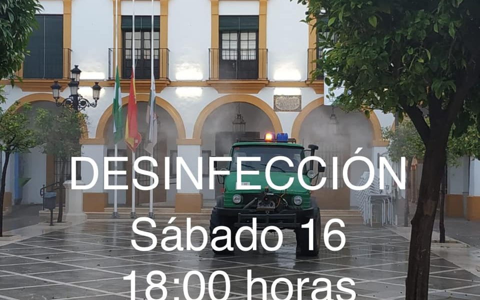 Nueva desinfección de calles en La Puebla, municipio de la comarca con la tasa más alta de contagios