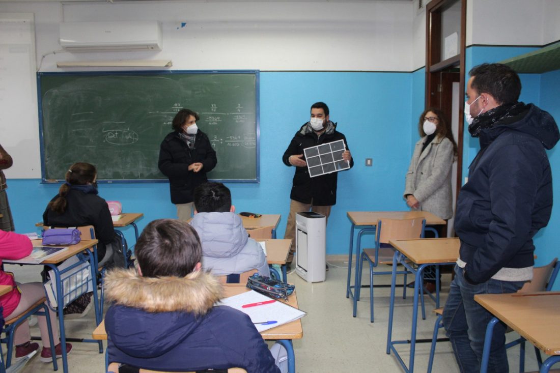 Filtros HEPA H13 en todos los centros educativos de Gines