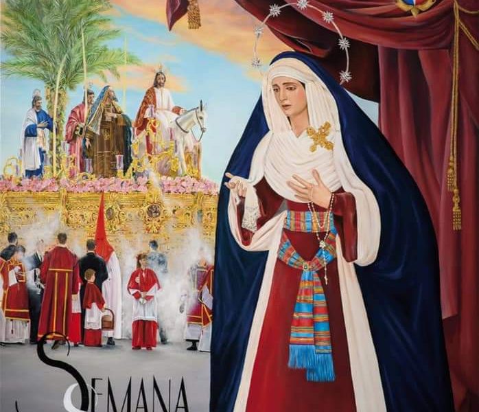 La Hermandad de la Borriquita ilustra el cartel de la Semana Santa de Alcalá 2021  
