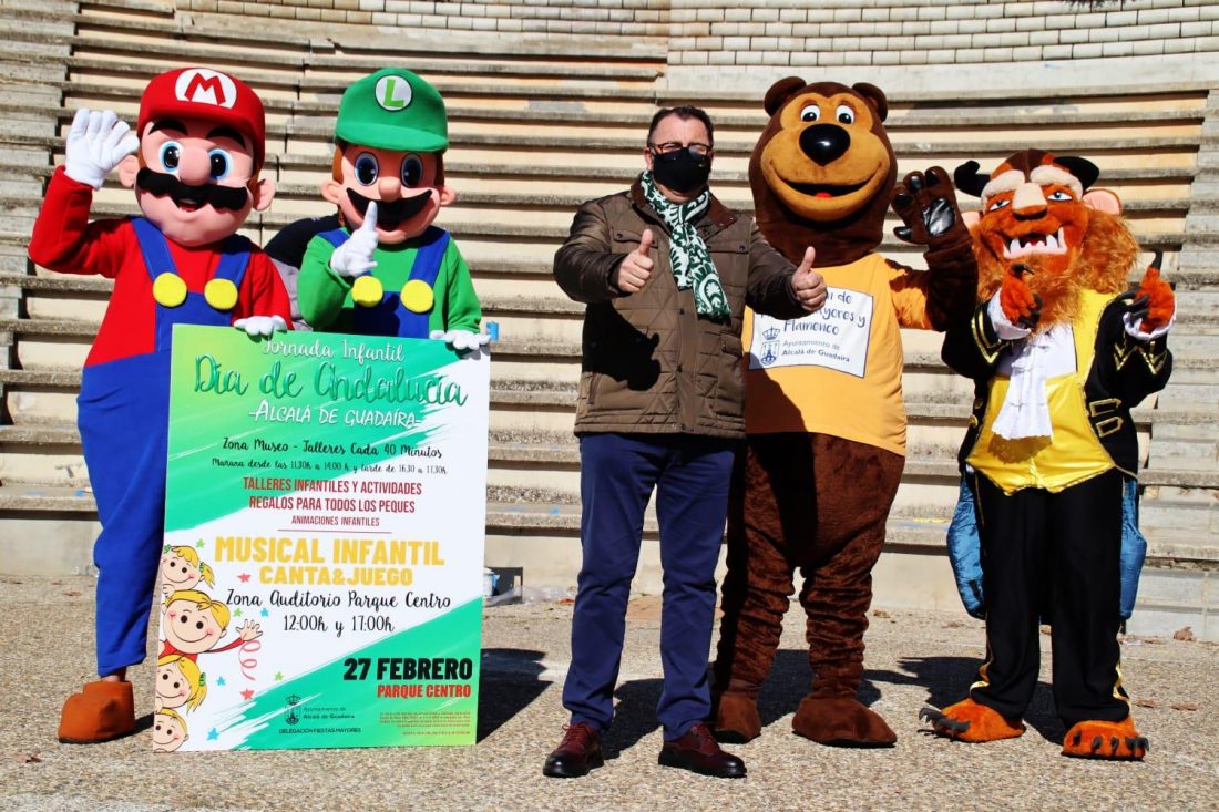 Alcalá celebra con talleres infantiles y una fiesta el Día de Andalucía