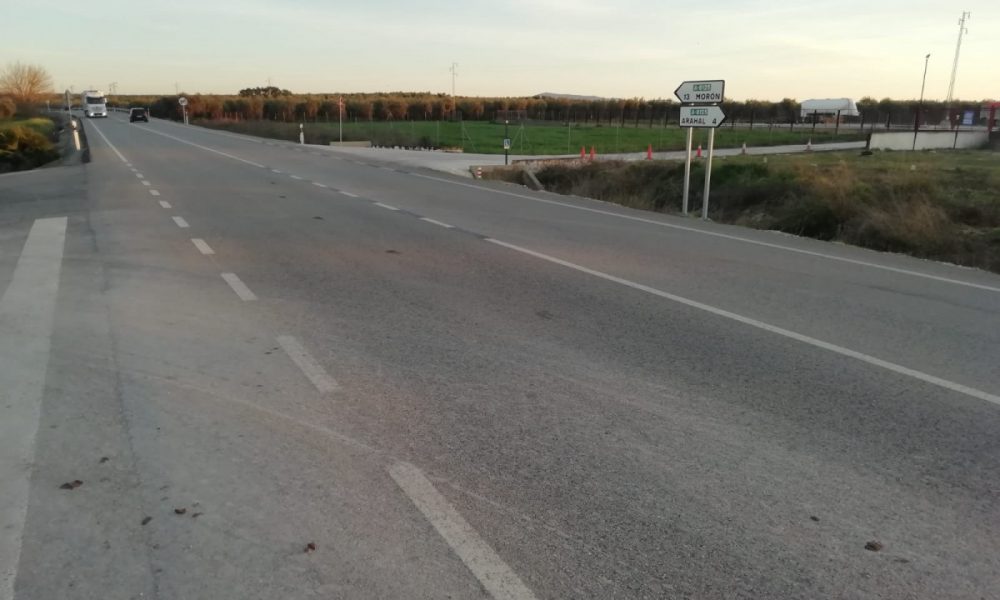 Autorizado el giro a la izquierda al camino de La Rodela en la carretera Arahal-Morón