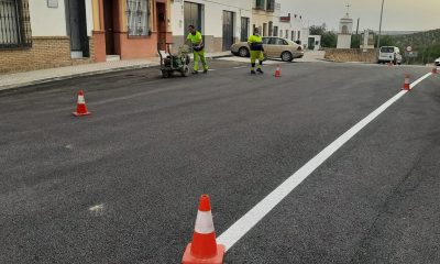 Reabre la carretera SE-5202 entre Paradas y Marchena una vez finalizadas las obras de drenaje urbano