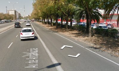Cuatro mujeres resultan heridas en un accidente de tráfico en Sevilla capital